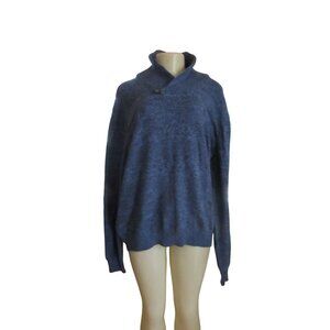 NWT Men's Chaps Blue Pullover Cotton Sweater in Size XXL